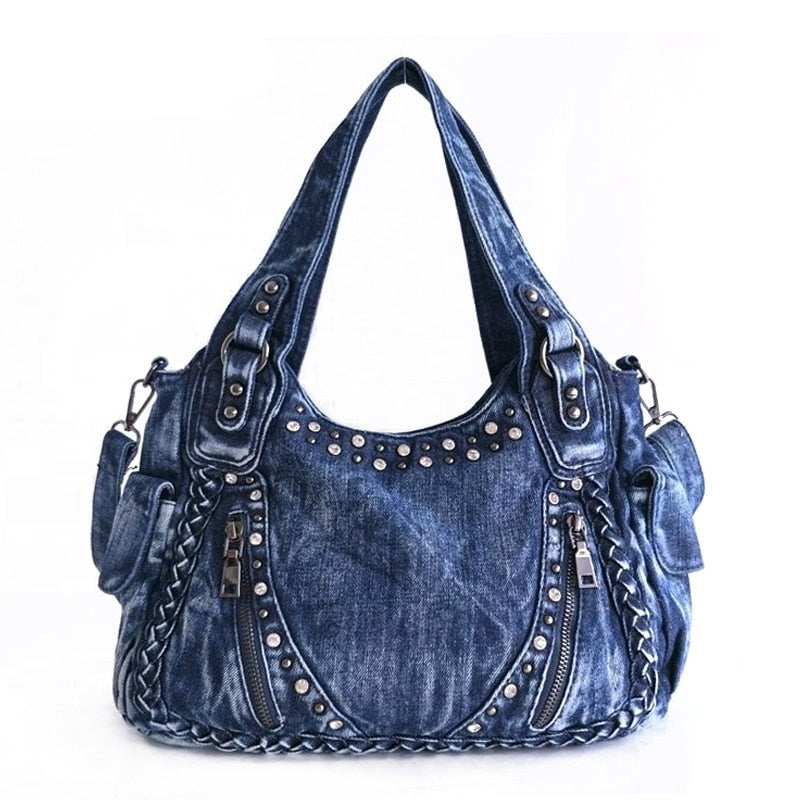 LILY LUXE™ | Denim Handbag